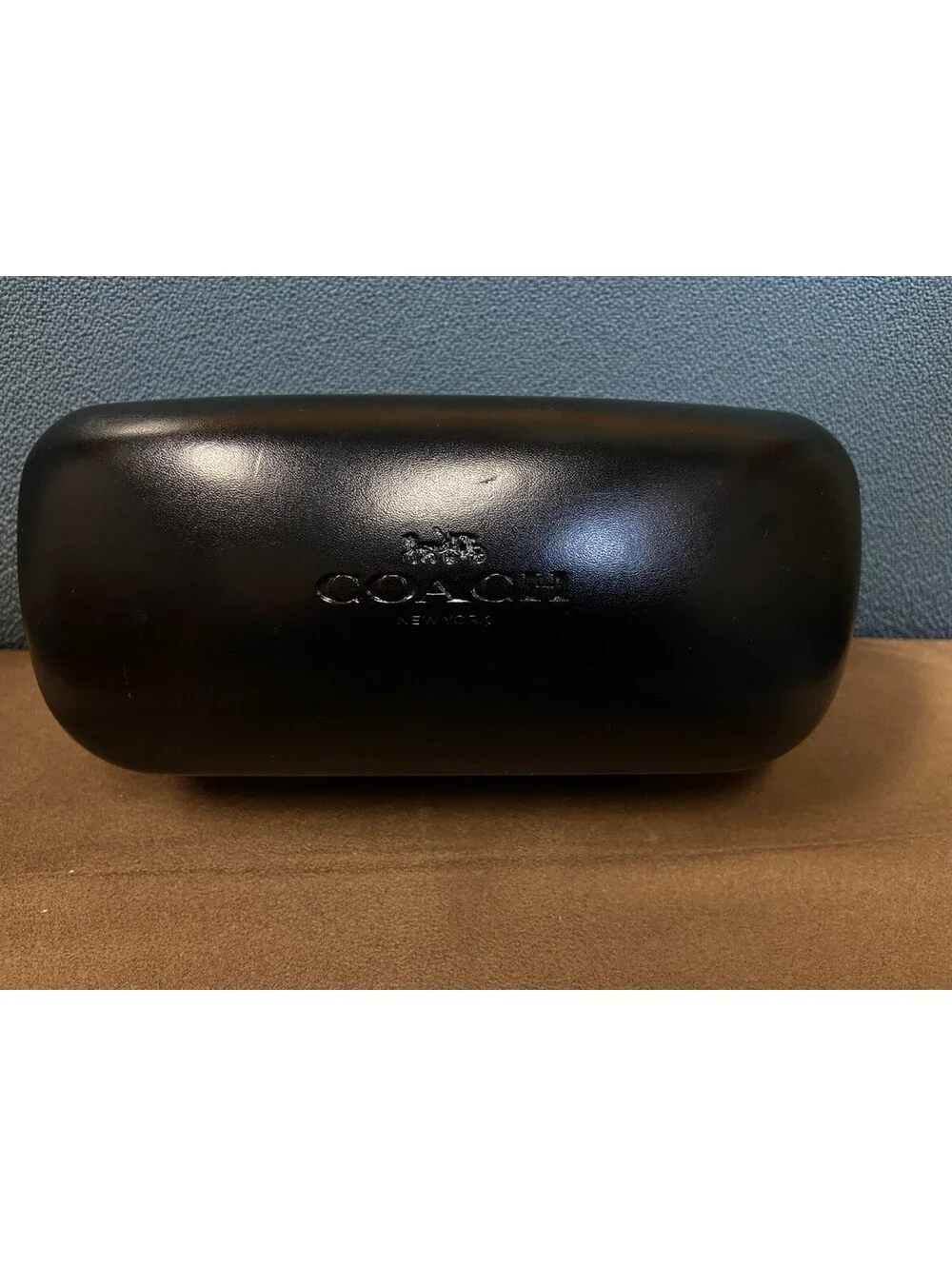 COACH BLACK CASE AUTHENTIC EYEWEAR EYEGLASSES GLASSES CASE ONLY